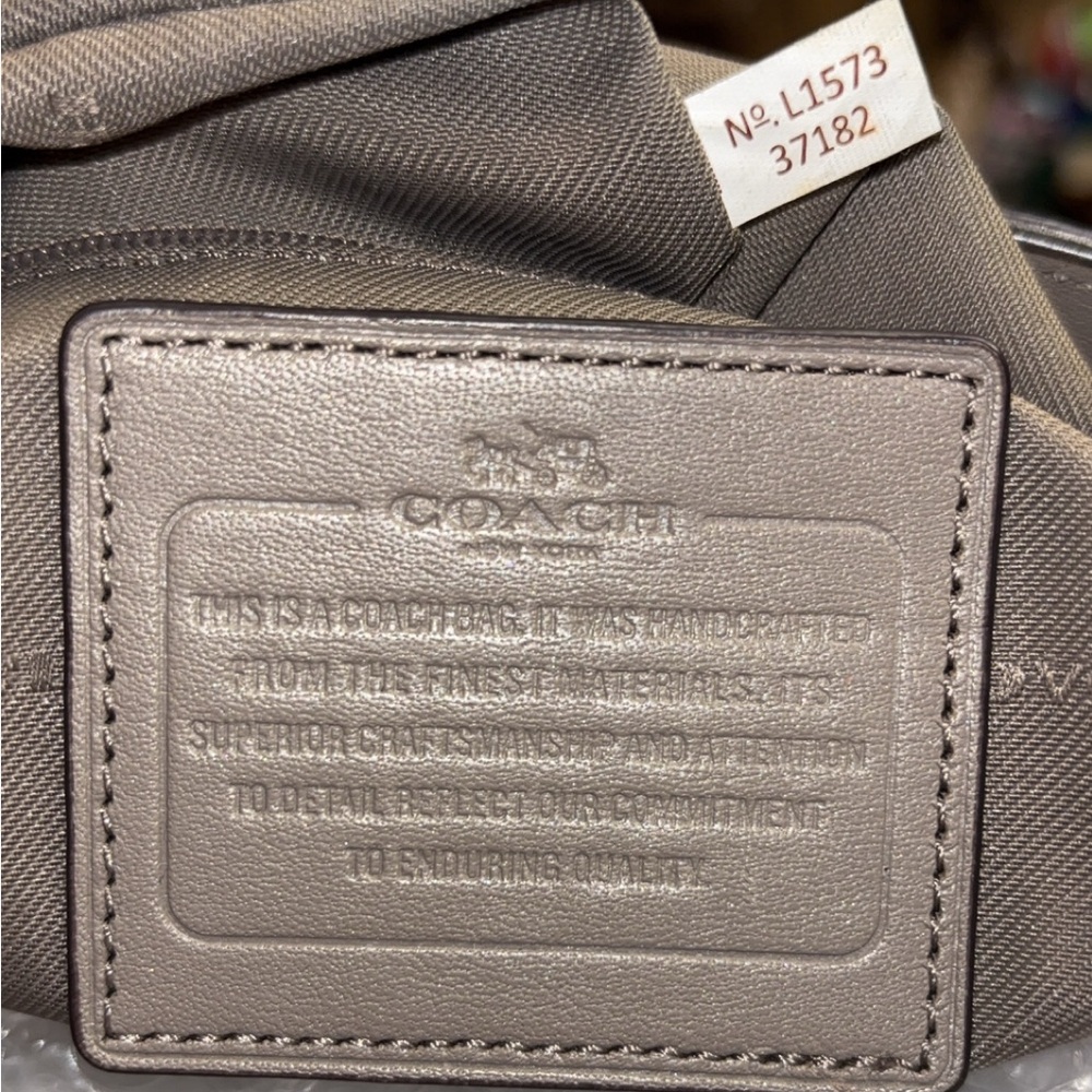 Coach 2015 calf leather Swagger Frame Satchel EUC - Picture 14 of 16